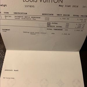 Pochette Métis Monogram